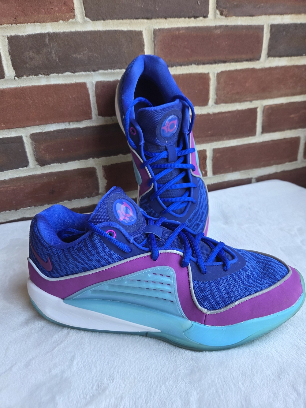 Nike KD 16 Ready‎ Play Basketball Shoes Men's US 9.5 Blue Purple DV2917-401